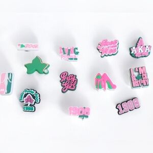 AKA Sorority Croc Charms